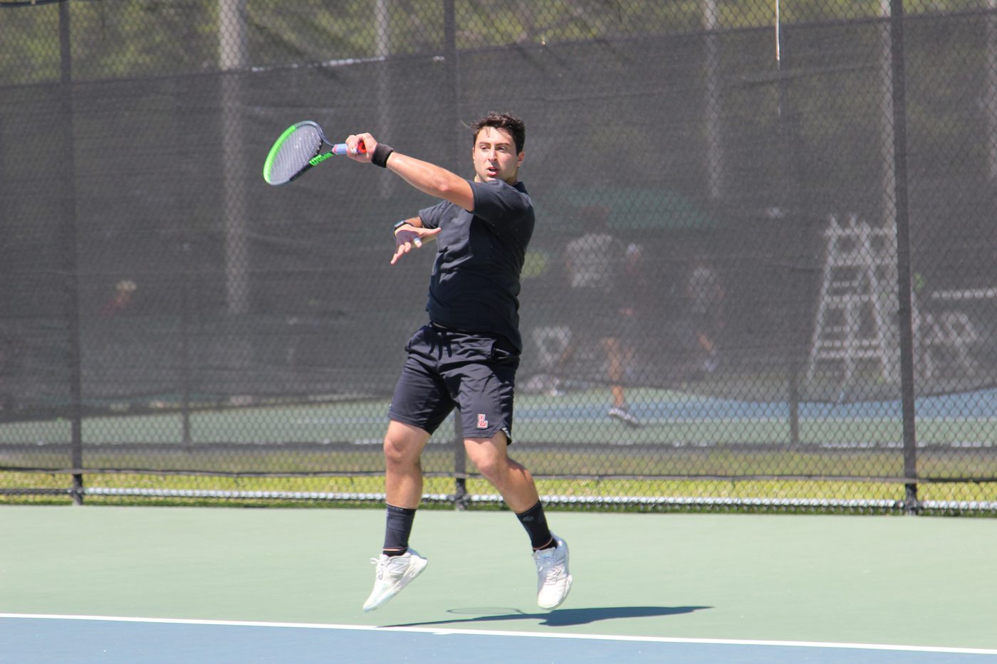 Spencer jumping forehand