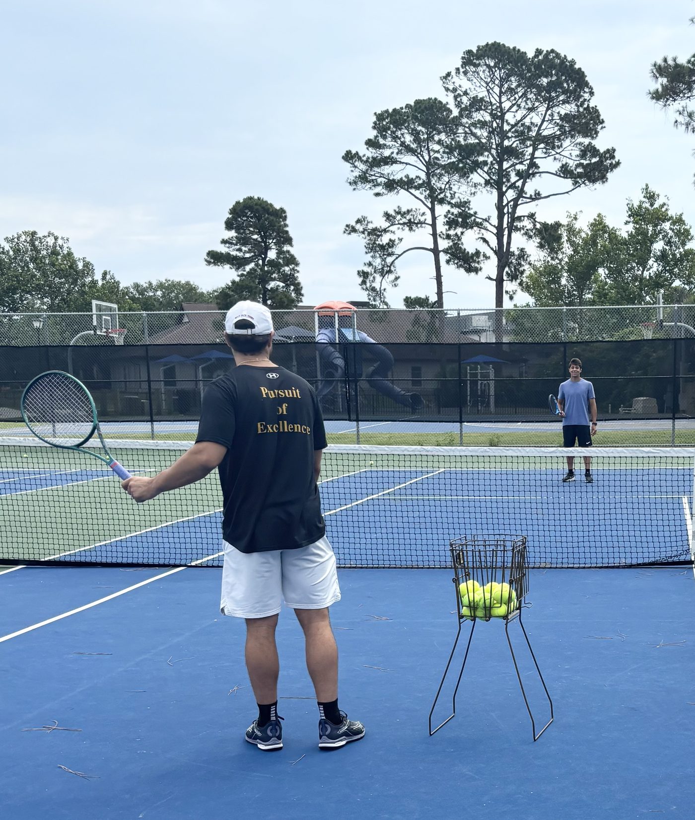 Spencer on court